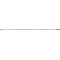 14K Yellow Gold 1 5/8 CTW Natural Diamond Lightweight Line 7" Bracelet