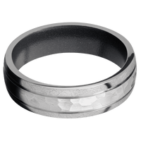 Titanium + Hammer , Distressed Finish + Dark Grey