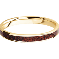 10K Yellow Gold + Polish Finish