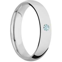 14K White Gold + Polish Finish
