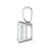 14K White Gold 1/2 CT Natural Diamond Pendant
