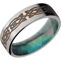 Titanium + Satin Finish + Black Mother of Pearl