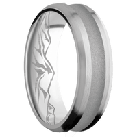 10K White Gold + Satin , Satin Finish