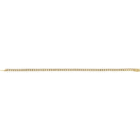 14K Yellow Gold 4 CTW Lab-Grown Diamond Line 7" Bracelet