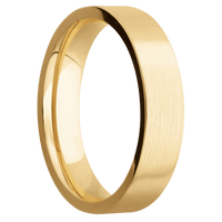 10K Yellow Gold + Satin Finish