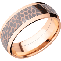 14K Rose Gold + Polish Finish