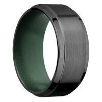 Zirconium + Satin , Polish Finish + Eastern Green