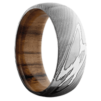 Damascus + Polish Finish + Teak