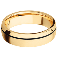 14K Yellow Gold + Anglesatin , Polish Finish