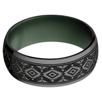 Zirconium + Polish Finish + Highland Green