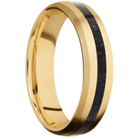 10K Yellow Gold + Satin , Satin Finish