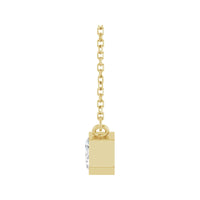 14K Yellow Gold 1 1/8 CT Lab-Grown Diamond 18" Necklace