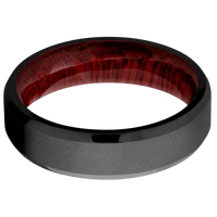 Zirconium + Anglesatin , Polish Finish + Blood Wood
