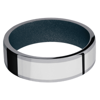 Tantalum + Polish Finish + Blue Titanium