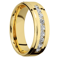 14K Yellow Gold + Polish , Polish Finish