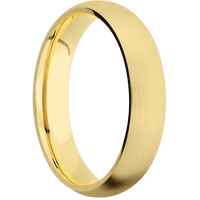 10K Yellow Gold + Satin Finish