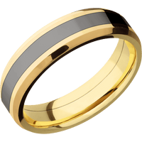 14K Yellow Gold + Polish , Polish Finish