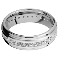 10K White Gold + Polish , Polish Finish