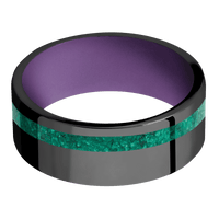 Zirconium + Polish , Polish Finish + Wild Purple