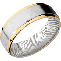 Palladium Silver + Hammer , Polish Finish