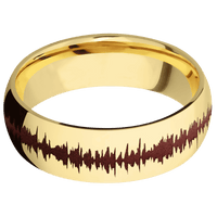 10K Yellow Gold + Polish Finish