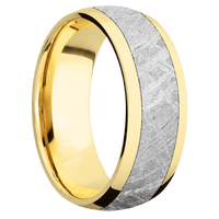 14K Yellow Gold + Polish Finish