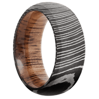 Damascus + Acid Finish + Koa