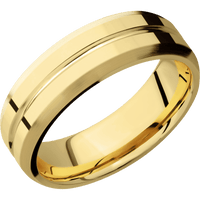 14K Yellow Gold + Polish , Polish Finish