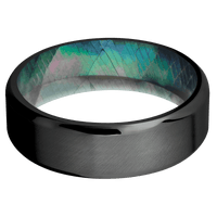 Zirconium + Anglesatin , Polish Finish + Black Mother of Pearl