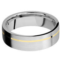 10K White Gold + Satin , Satin Finish