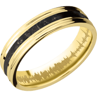 14K Yellow Gold + Polish , Polish Finish