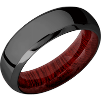 Zirconium + Polish , Polish Finish + Blood Wood