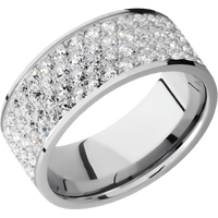14K White Gold + Polish Finish