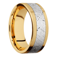 10K Yellow Gold + Sand Finish