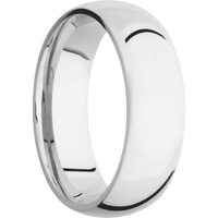 14K White Gold + Polish Finish