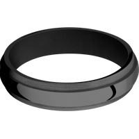 Zirconium + Polish , Satin Finish + Black