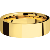 18K Yellow Gold + Polish Finish