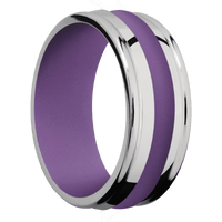 Titanium + Polish , Polish Finish + Wild Purple