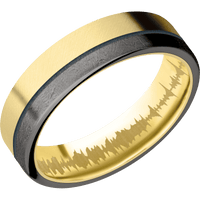 14K Yellow Gold + Anglesatin Finish