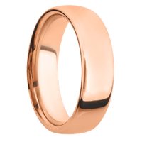 14K Rose Gold + Polish Finish