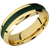 14K Yellow Gold + Polish , Polish Finish