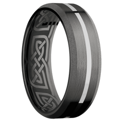 Tantalum Noir + Satin , Sand Finish + Zirconium