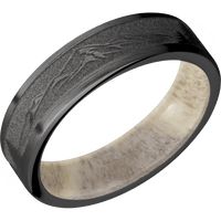 Zirconium + Satin Finish + Antler