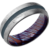 Meteorite + None Finish + Titanium Damascus