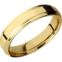 14K Yellow Gold + Polish , Polish Finish