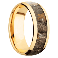 18K Yellow Gold + Polish Finish