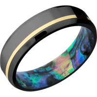 Zirconium + Polish , Polish Finish + Abalone