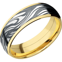 14K Yellow Gold + Polish Finish