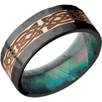 Zirconium + Hammer Finish + Black Mother of Pearl