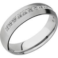 10K White Gold + Satin Finish